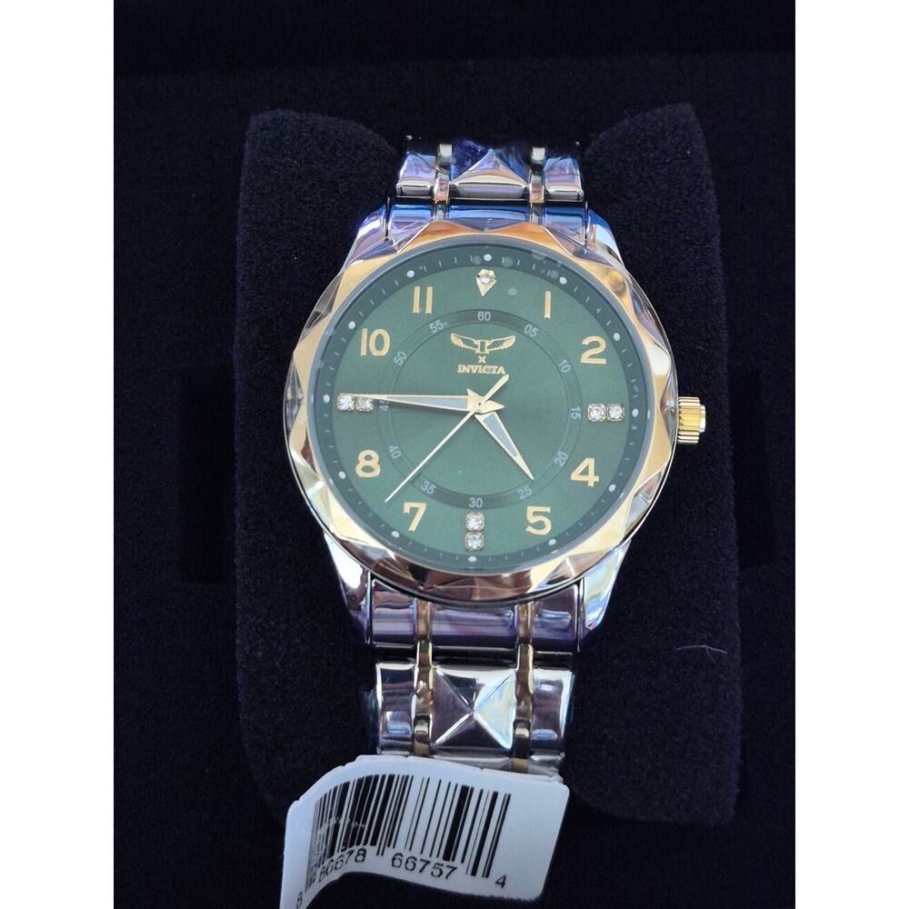 Invicta Specialty Men's Watch 41mm Steel 2 Tone Metal Flame Fusion Crystal